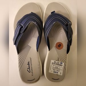 Clarks Cloudsteppers Size 8 Navy